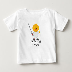 Bebé Cercado de la camiseta infantil del polluelo