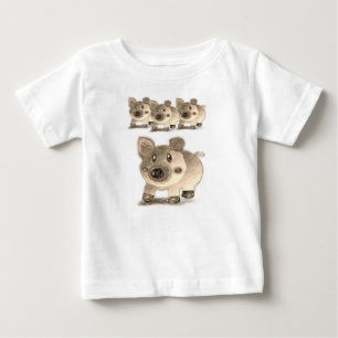 Bebé Cerdo de camiseta para bebés