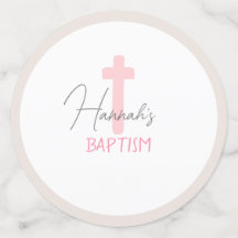 Bebé Chica Cute Baptism Table Confetti