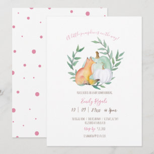 Bebé Chica Invitaciones Watercolor Fox