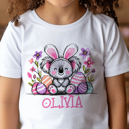 Bebé Chicas de nombre personalizado de camiseta de Pasc