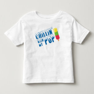 Bebé Chillin' con la camiseta de mis hijos pop