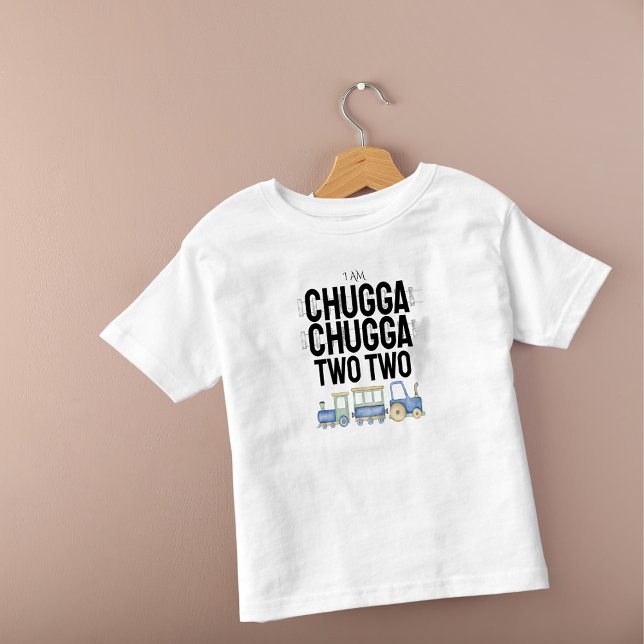 Bebé Chugga Chugga dos | Camiseta de cumpleaños infanti (Subido por el creador)