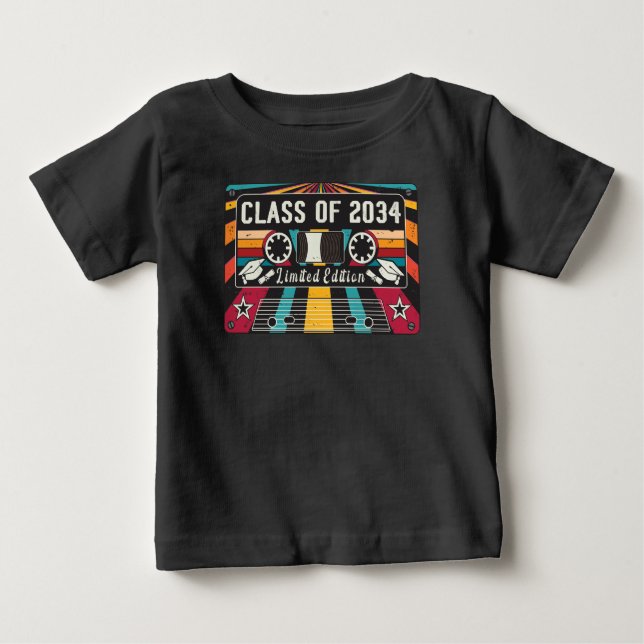 Bebé Clase retro de camiseta de 2034 (Anverso)