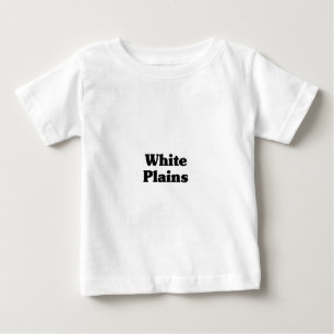 Bebé Clásica de las Llanuras Blancas para los camiseta