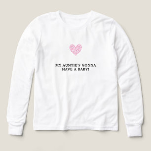 Bebé con Corazón Rosa Fiesta de Bebé Manga Larga