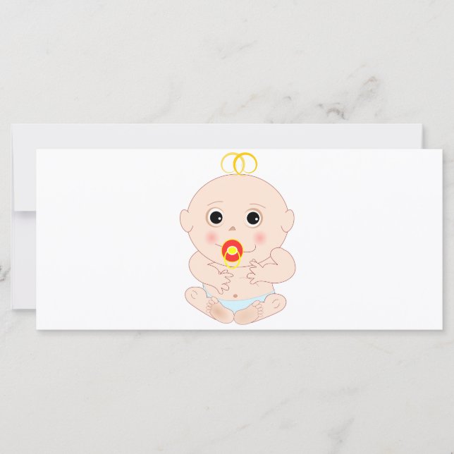 Bebé con personalizado de pacificador (Anverso)