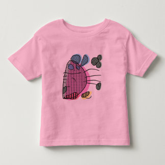 Bebé Conejito rosado que juega la camiseta de los niños