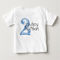 Cowboy Personalizable 2ª camiseta de cumpleaños