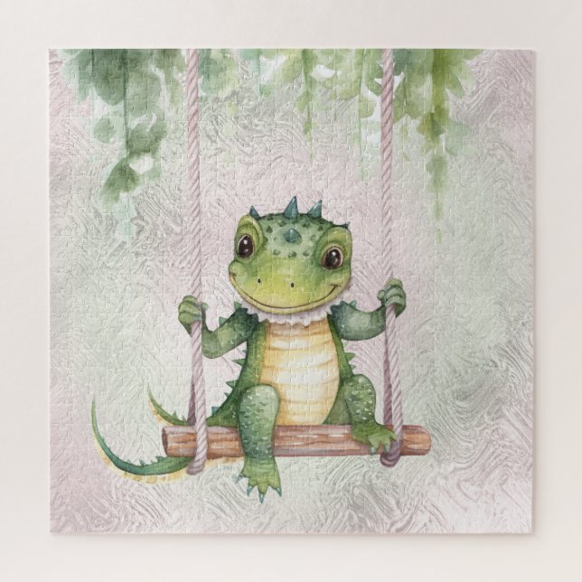 Bebé Crocodile Jigsaw Puzzle (Vertical)