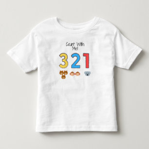 Bebé ¡Cuenta conmigo! 1-3 – Camiseta infantil de aprend