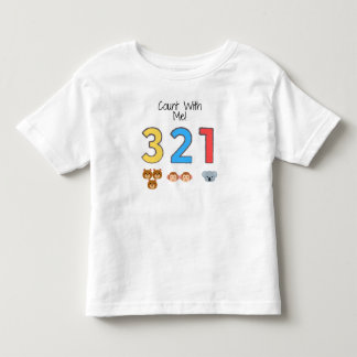 Bebé ¡Cuenta conmigo! 1-3 – Camiseta infantil de aprend