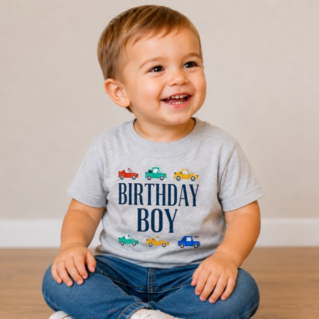 Bebé Cumpleaños Camiseta de cumpleaños para transporte  (Transportation Birthday Shirt)