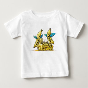 Bebé Curiosa camiseta de niños Personalizados de pan y 