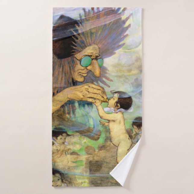 Bebé de agua y hadas, Jessie Willcox Smith (Toalla de baño)