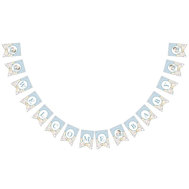 Bebé de bienvenida Hedgehog Bandera de Bunding Flo (Todo)