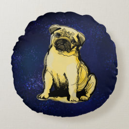 Bebé de cerdo, almohada redonda