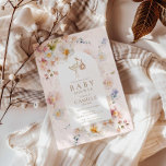 Bebé de flores silvestres en una invitación de Bab<br><div class="desc">Este Wildflower Baby in Bloom Shower Invitation es la manera perfecta de añadir algo de belleza natural a tu ducha de bebé. Este diseño presenta una atractiva variedad de flores silvestres con colores primaverales brillantes, con una delicada paleta de colores de rosa, morado, verde y amarillo. Ya sea que esté...</div>