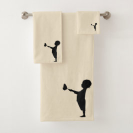 Bebé de fondo beige elegante