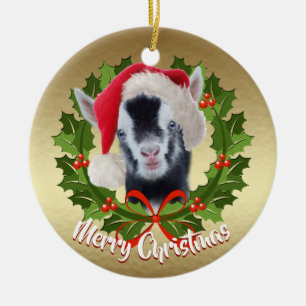 Bebé de GOAT Nacido en Nigeria Ornamento de Navida
