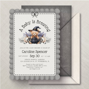 Bebé de Halloween está en camino Invitación de Sho