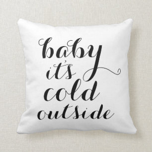 Bebé de la almohada el es exterior frío - blanco