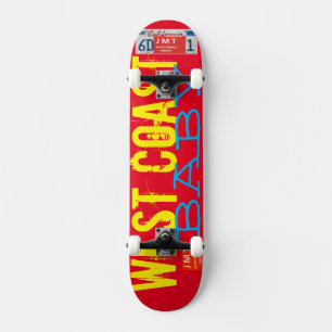 BEBÉ DE LA COSTA OESTE JMT USA Skateboard