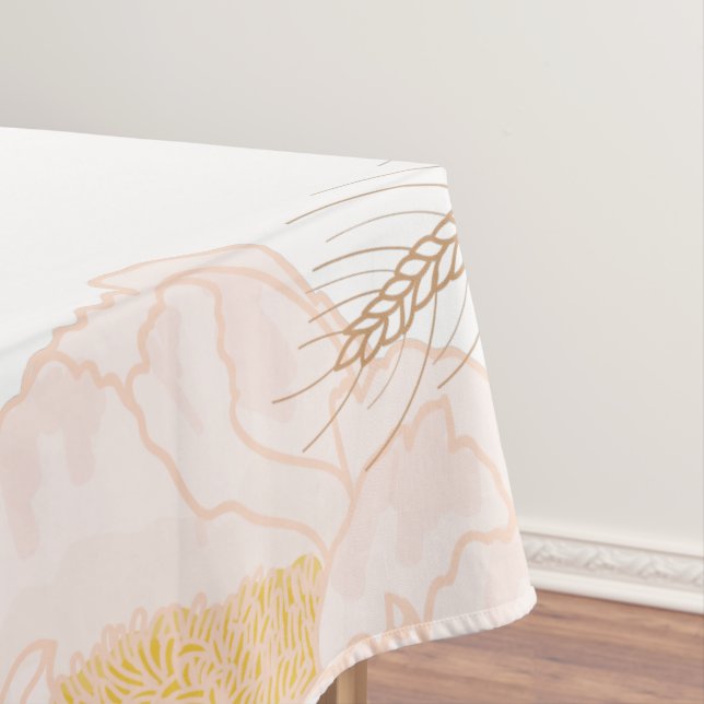 Bebé de manteles Cosmos rosados en blanco (In Situ)