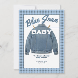 Bebé de Pantalón Vaquero - Invitación Personalizad