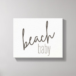 bebe de playa. Lienzo