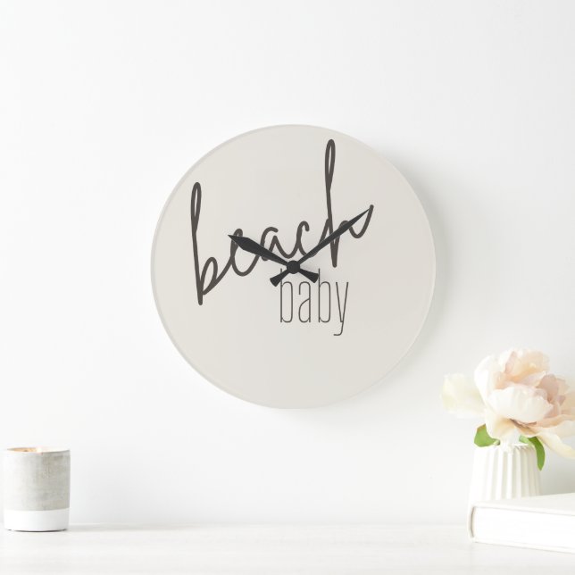 bebé de playa. Reloj (Hogar)