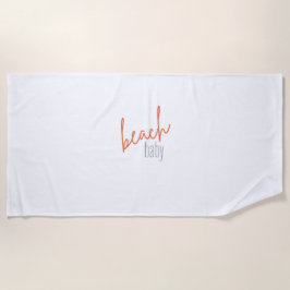 bebe de playa. Toallas de playa