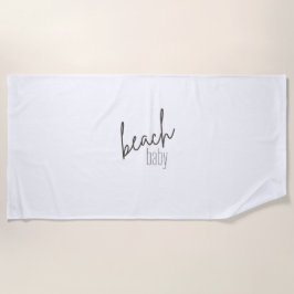 bebe de playa. Toallas de playa