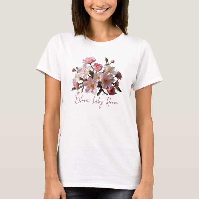 Bebé de sangre, camiseta de flor (Anverso)