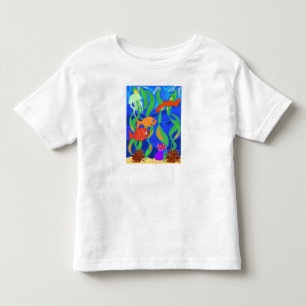 Bebé Debajo de la camiseta de los niños del mar