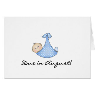 Bebé debido en agosto