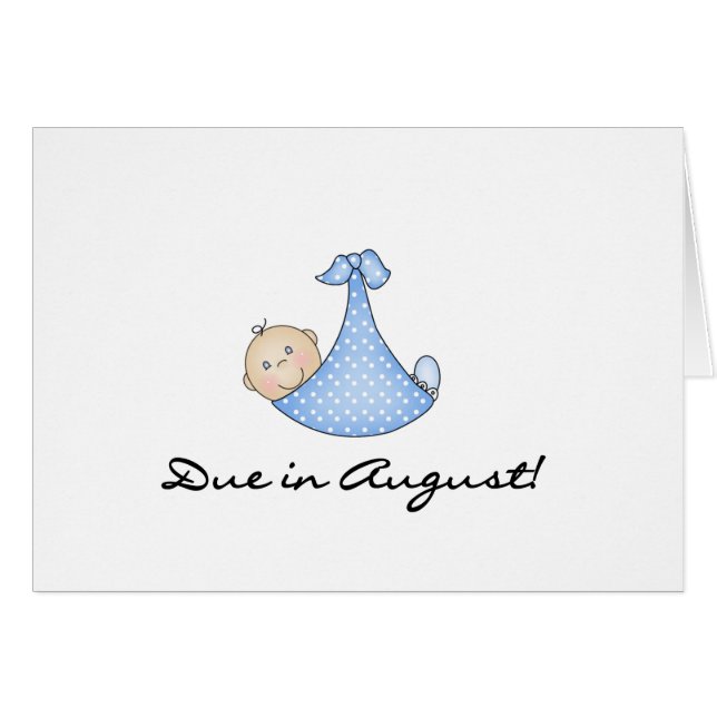 Bebé debido en agosto (Anverso (Horizontal))