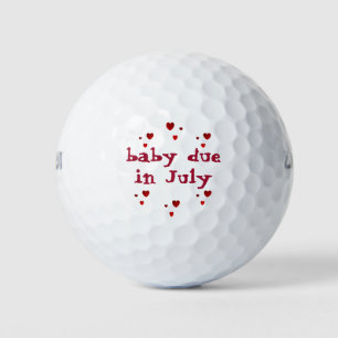Bebé debido en julio bolas de golf de dalDesignNZ