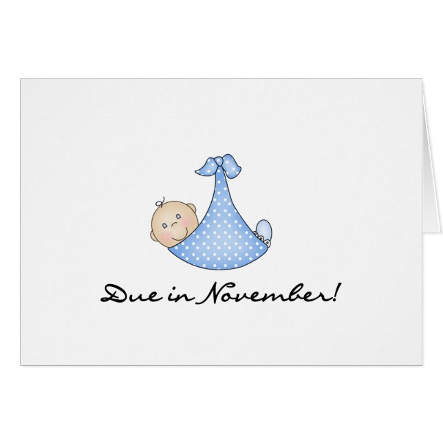 Bebé debido en noviembre (Anverso (Horizontal))
