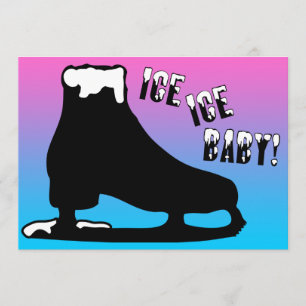 bebé del hielo del hielo: invitación del fiesta