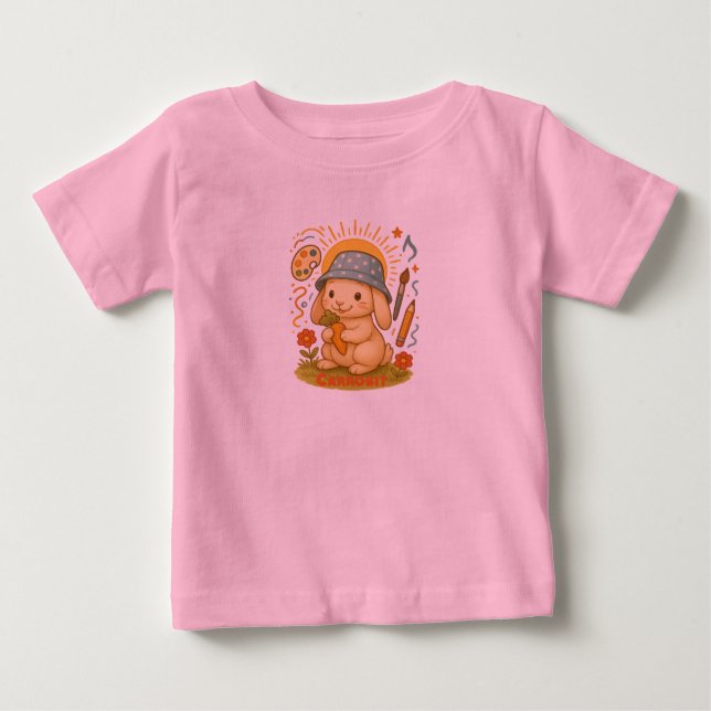 Bebé Delicia de conejo de verano: camiseta de niños muy (Anverso)