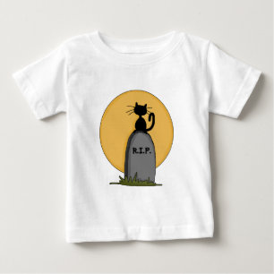 Bebé Descanse en paz Halloween Larga camiseta de manga