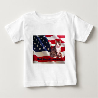 Bebé Dios de la camiseta de Todler del gato bendice