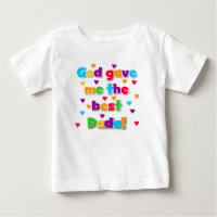Dios Me Dio la Mejor Camiseta de Volantes para Dad