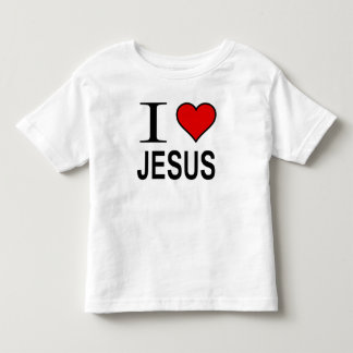 Bebé Dios me encanta el logo de Jesús en la camiseta