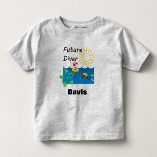 Bebé Diseño de Buceadores Futuros - Camiseta Básica par