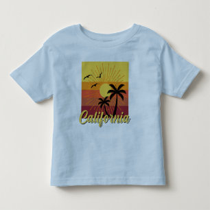 Bebé Diseño de California - Camiseta Toddler Fine Jerse