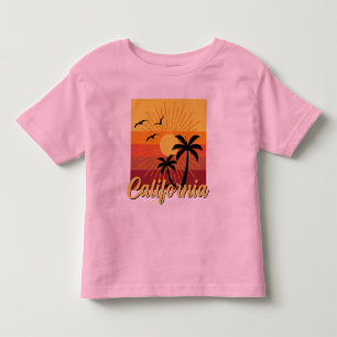 Bebé Diseño de California - Camiseta Toddler Fine Jerse