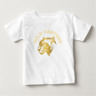 Bebé Diseño de camiseta de niños pantera, Diseño de cam