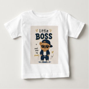 Bebé Diseño de camiseta de osito de peluche lindo para